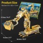 Joc Educativ STEM National Geographic puzzle 3D Brat robotic hidraulic 185 piese